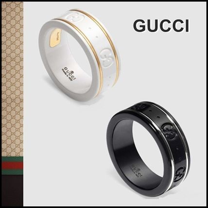 GUCCI Costume Jewelry Casual Style Unisex Blended Fabrics 18K Gold 
