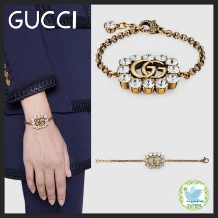 GUCCI 2020 Cruise Costume Jewelry Casual Style Unisex Initial Flower 