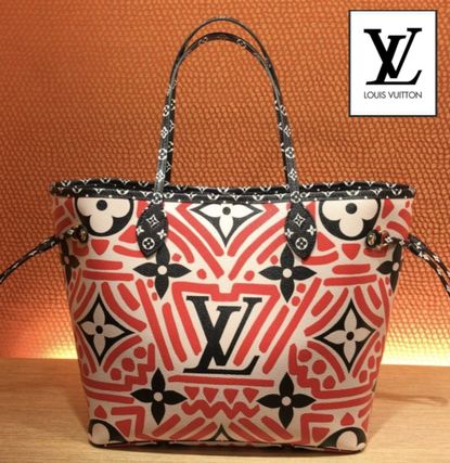 Louis Vuitton Casual Style 2WAY Leather Office Style Crossbody Totes 
