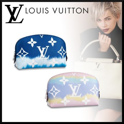 Louis Vuitton MONOGRAM 2020 SS Monogram Tie dye Logo PouchesCosmetic Bags M69139 M69138 
