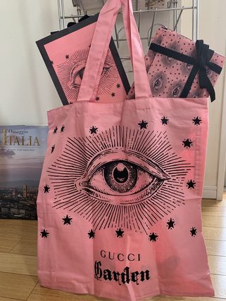 GUCCI Casual Style Unisex A4 Totes 