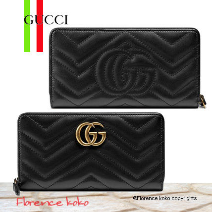 GUCCI GG Marmont 2020 SS Gg Marmont Zip Around Wallet 443123 DTD1T 1000 