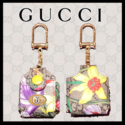 GUCCI Ophidia 2020 SS Online Exclusive Ophidia Gg Flora Airpods Case 596720 