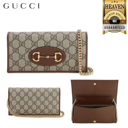 GUCCI 2020 SS Gucci Horsebit 1955 Wallet With Chain 621892 92TCG 8563 
