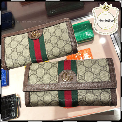 GUCCI Ophidia 2018 SS Folding Wallets 