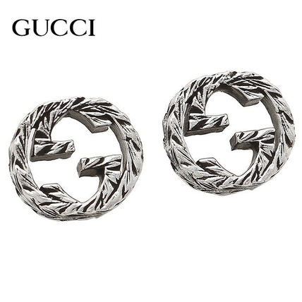 GUCCI 2020 Cruise Interlocking G Earrings In Silver 457109 J8400 0811 