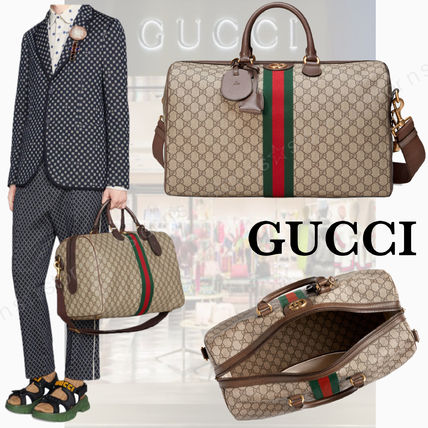 GUCCI Ophidia 2019 SS Monogram Canvas 2WAY Crossbody Logo BostonDuffles 
