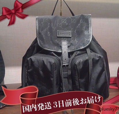 GUCCI Monogram Casual Style Unisex Nylon Backpacks 510343 