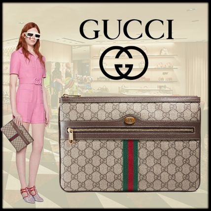 GUCCI GG Supreme 2019 SS Ophidia Gg Supreme Pouch 517551 96IWS 8745 