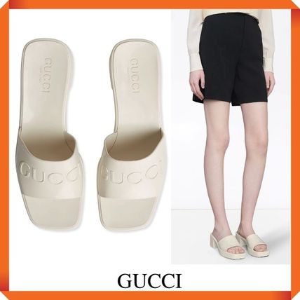 GUCCI 2020 21AW WomenS Rubber Slide Sandal 624730 J8700 9022 