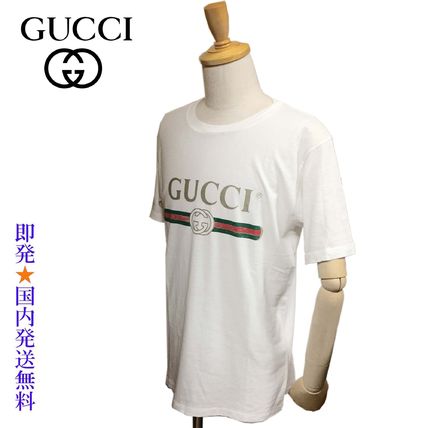 GUCCI Crew Neck Cotton Short Sleeves Logo T Shirts 457095 X5L89 9234 XS W1 