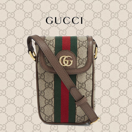 GUCCI Ophidia 2020 21AW Monogram Unisex Street Style Plain Shoulder Bags 