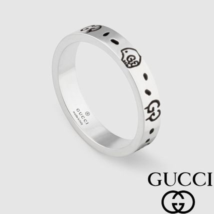 GUCCI 2020 21AW Unisex Silver Elegant Style Rings 