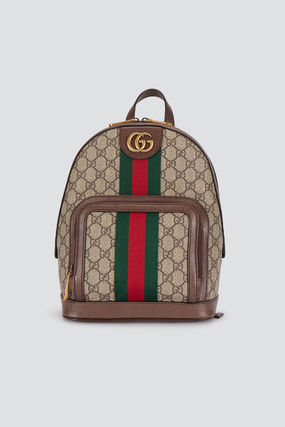GUCCI Ophidia 2019 20AW Casual Style Unisex A4 Logo Backpacks 