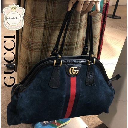 GUCCI Casual Style Leather Bags 