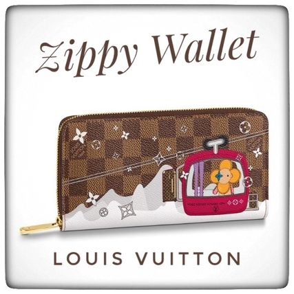 Louis Vuitton DAMIER 2019 20AW Zippy Wallet N60257 