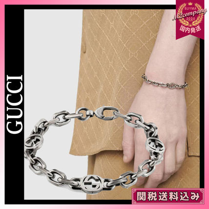 GUCCI 2020 SS Casual Style Unisex Chain Party Style Silver Elegant Style 