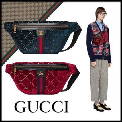 GUCCI 2019 20AW Casual Style Unisex 2WAY Crossbody Logo Hip Packs