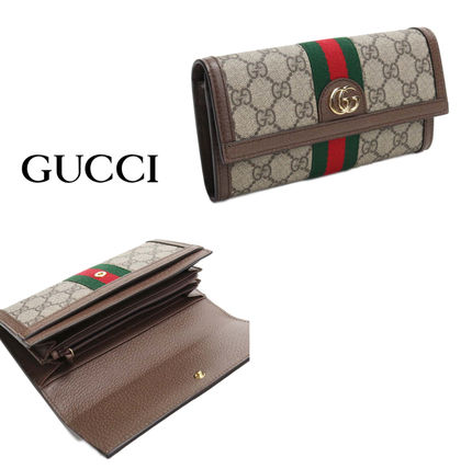 GUCCI Ophidia 2020 21AW Gg Supreme Ophidia Continental Wallet 523153 