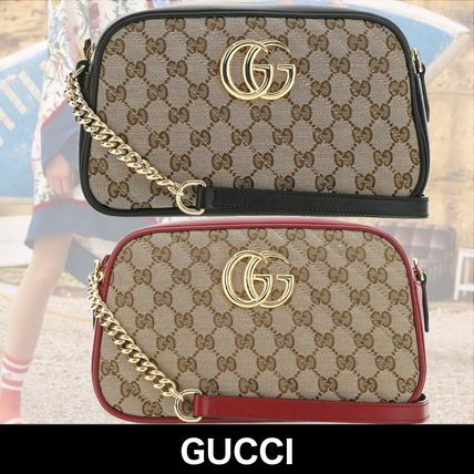GUCCI GG Marmont 2020 SS Casual Style Calfskin 2WAY Elegant Style Crossbody