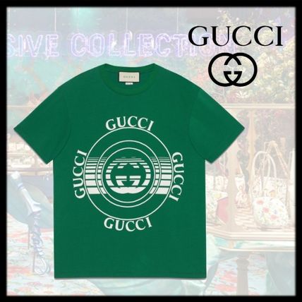 GUCCI 2020 21AW Gucci Disk Print Oversize T Shirt 615044 XJCQ8 3308 