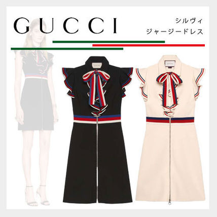 GUCCI Sylvie 2020 SS Short Casual Style Sleeveless Plain