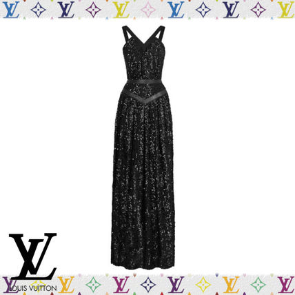 Louis Vuitton 2020 SS Long Embroidered Dress 1A62P3 