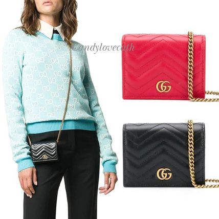 GUCCI GG Marmont Coin Cases 625693DTD1T1000