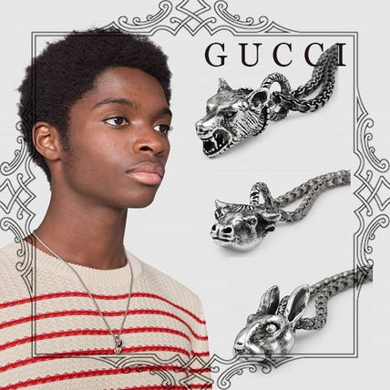 GUCCI 2018 19AW Unisex Street Style NecklacesPendants