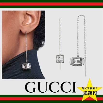 GUCCI Party Style Silver Earrings 