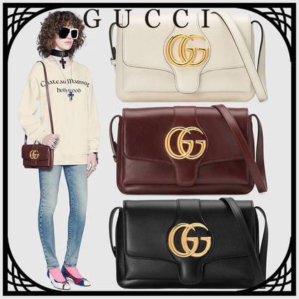 GUCCI Arli 2019 Cruise Casual Style Unisex Blended Fabrics Studded Leather