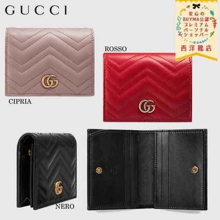 GUCCI GG Marmont 2019 20AW Gg Marmont Card Case Wallet