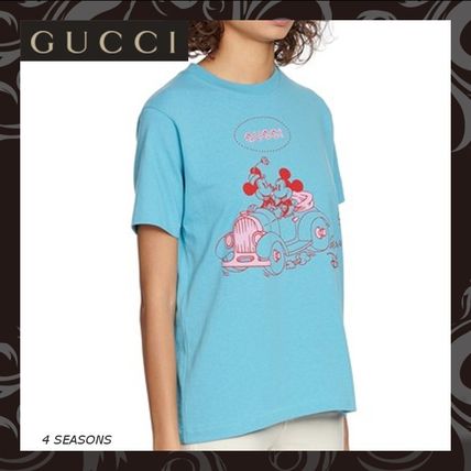GUCCI 2020 SS Cotton Short Sleeves Logo T Shirts 
