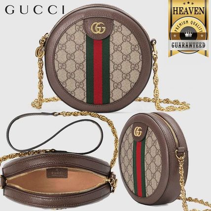 GUCCI Ophidia 2020 SS Ophidia Mini Gg Round Shoulder Bag 550618 96I3B 8745 
