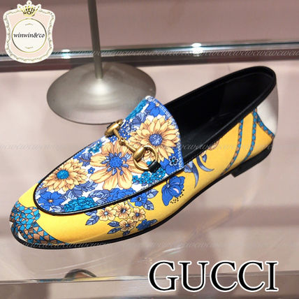 GUCCI Jordaan Leather Elegant Style LoaferMoccasin Shoes 