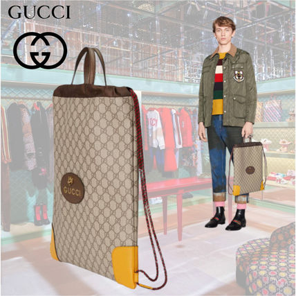 GUCCI 2020 SS Neo Vintage Drawstring Backpack 473872K9RKT8858 