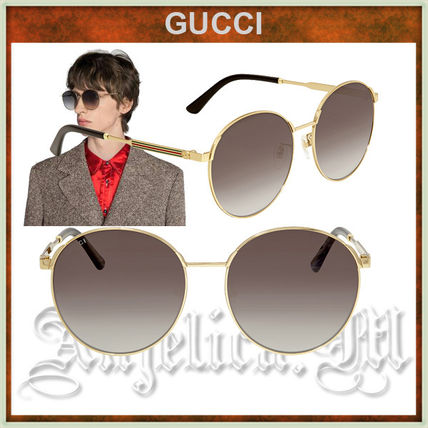 GUCCI 2020 SS Rectangular Frame Metal Glasses GG0206SK 001 58 