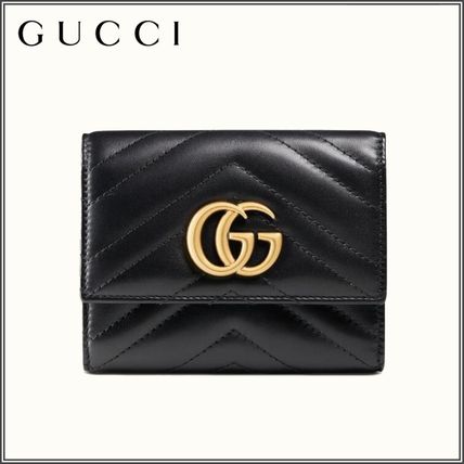GUCCI GG Marmont Gg Marmont Matelasse Wallet 474802 DRW1T 1000 