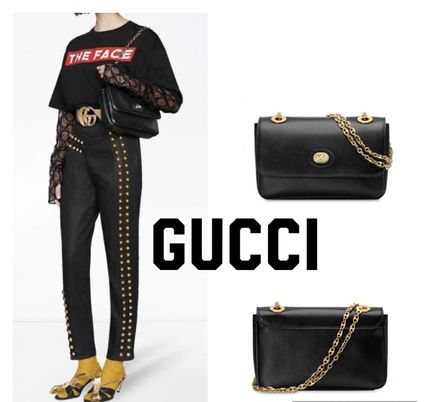 GUCCI Casual Style Suede 2WAY Plain Leather Elegant Style 