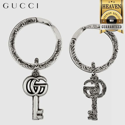 GUCCI 2020 21AW Double G Keychain 627765 J8400 0701 