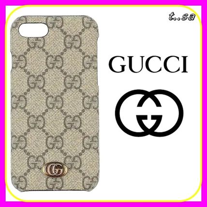 GUCCI iPhone 8 Logo Smart Phone Cases 