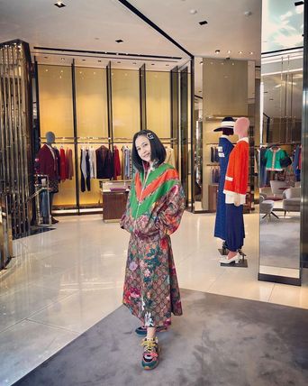 GUCCI 2020 Cruise Flower Patterns Casual Style Tweed Elegant Style Skirts 