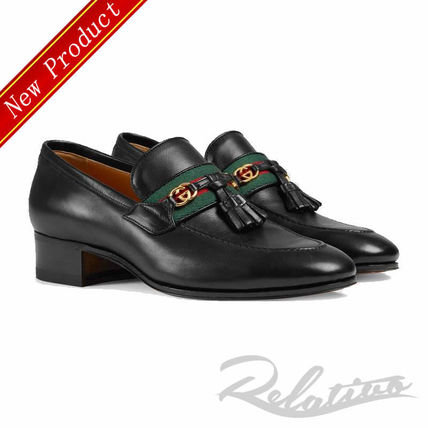 GUCCI 2020 21AW Loafer With Web And Interlocking?G 624316 1W610 1066 