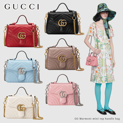 GUCCI GG Marmont 2020 21AW Monogram Casual Style Blended Fabrics 3WAY Chain