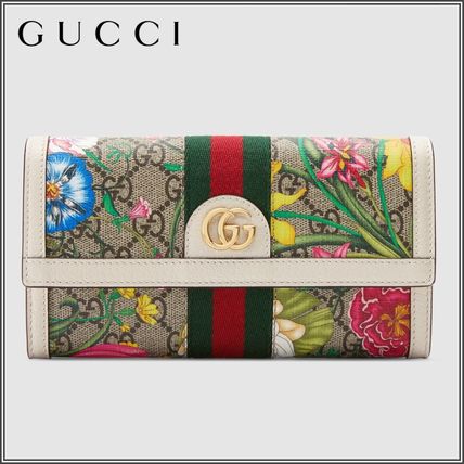 GUCCI Ophidia Ophidia Gg Flora Continental Wallet 523153 92YBC 9759 