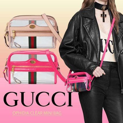 GUCCI Ophidia 2020 SS Casual Style Unisex Blended Fabrics Leather Party Style 