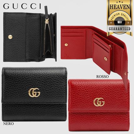 GUCCI GG Marmont 2020 SS Folding Wallets 546584 CAO0G 6433 546584 CAO0G 1000 