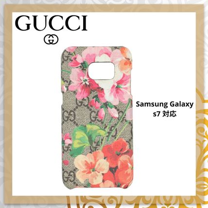 GUCCI 2020 SS Flower Patterns Monogram Logo Galaxy Smart Phone Cases 