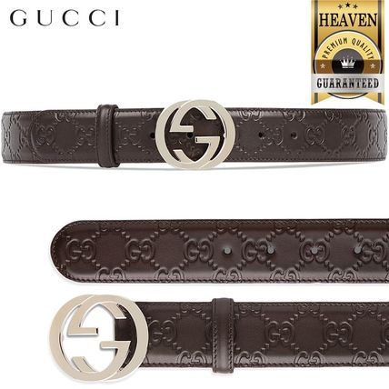 GUCCI Gucci Signature Leather 2020 SS Belts 
