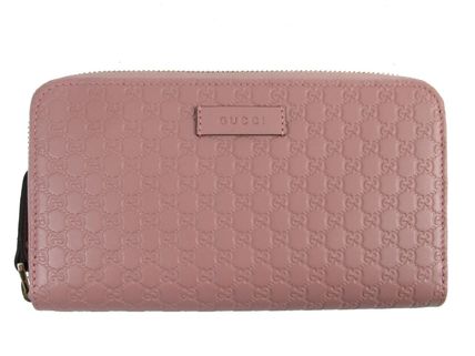 GUCCI Unisex Leather Long Wallet Logo Long Wallets 449391 BMJ1G 5806 